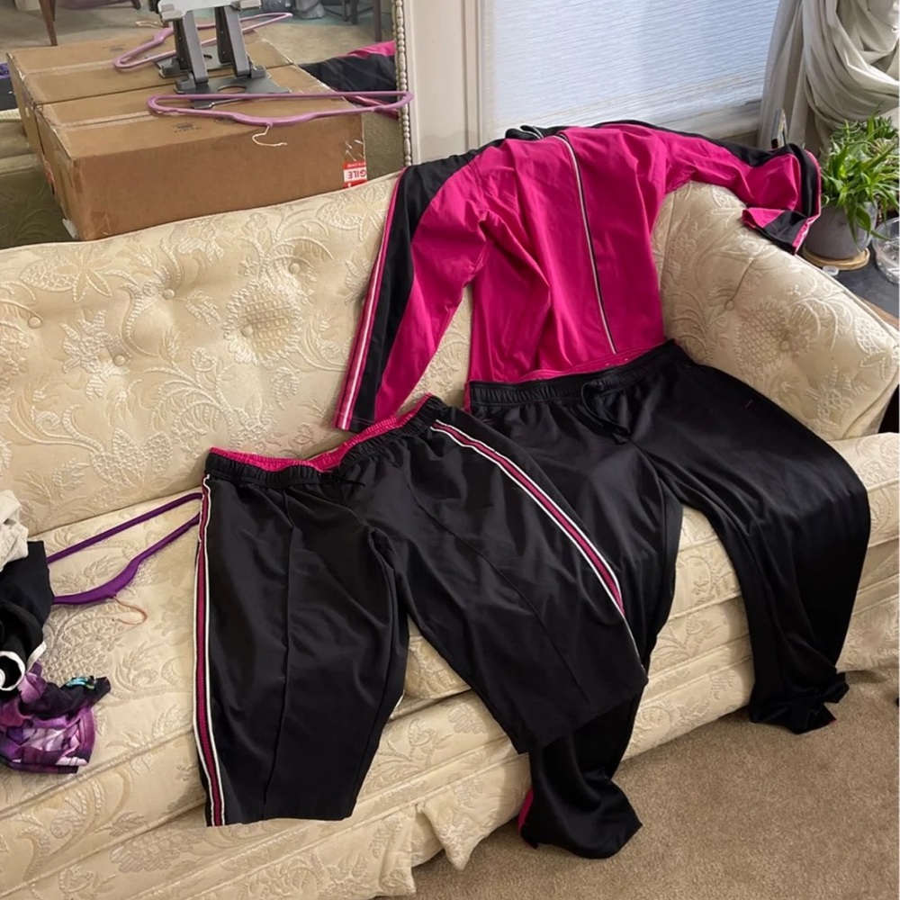 Three piece track suit